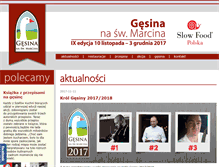 Tablet Screenshot of gesina.pl